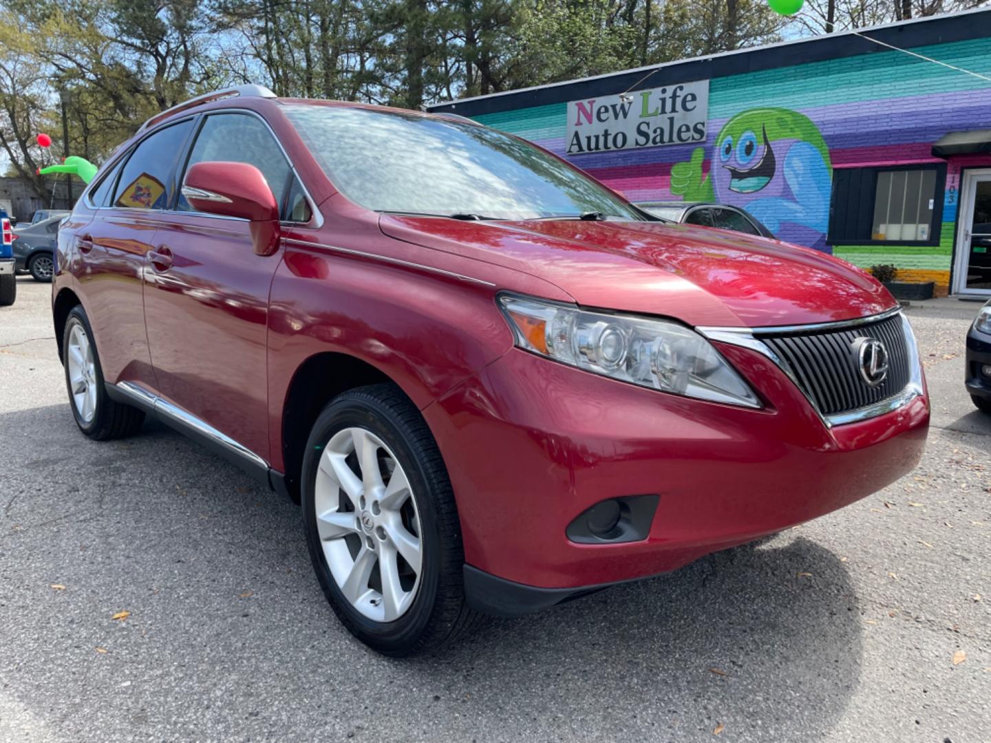 2010 RED LEXUS RX 350 BASE (2T2ZK1BAXAC) with an 3.5L engine, Automatic transmission, located at 5103 Dorchester Rd., Charleston, SC, 29418-5607, (843) 767-1122, 36.245171, -115.228050 - Photo#0